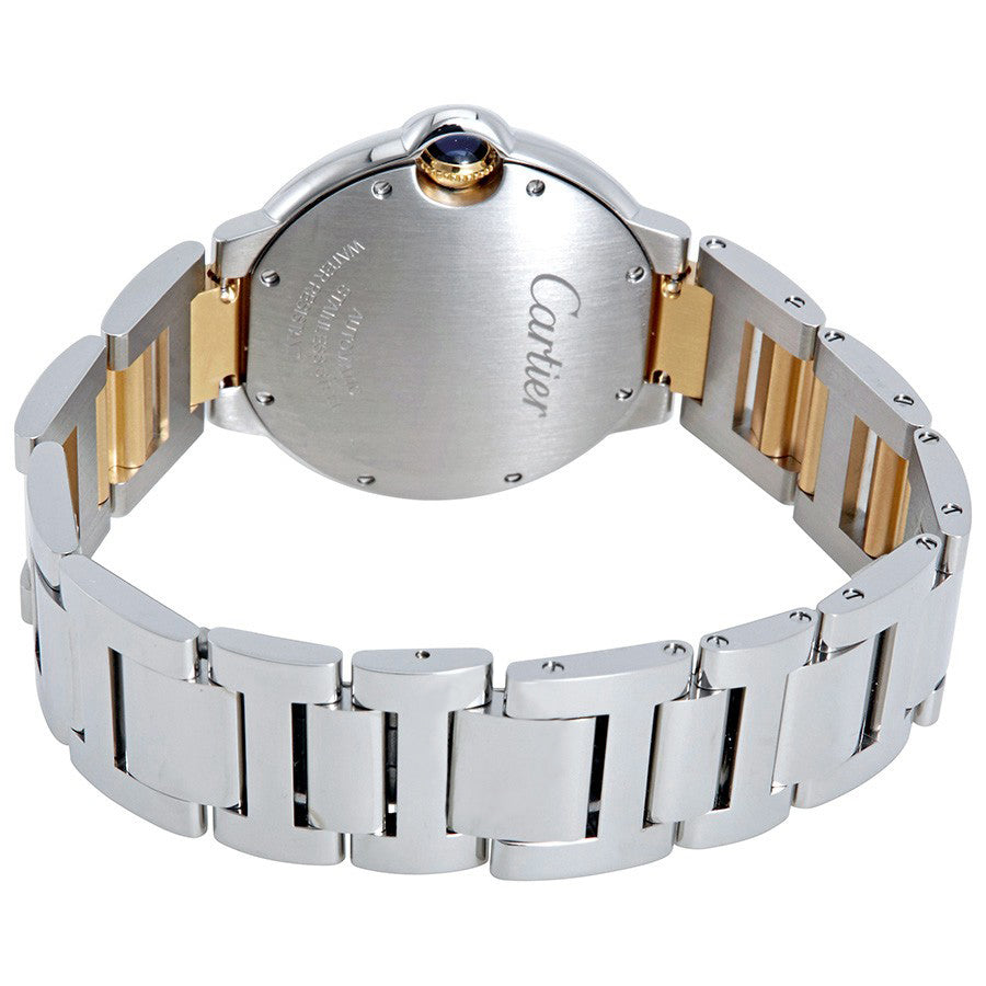 Cartier Ballon Bleu Ladies Gold & Steel Watch W2BB0012