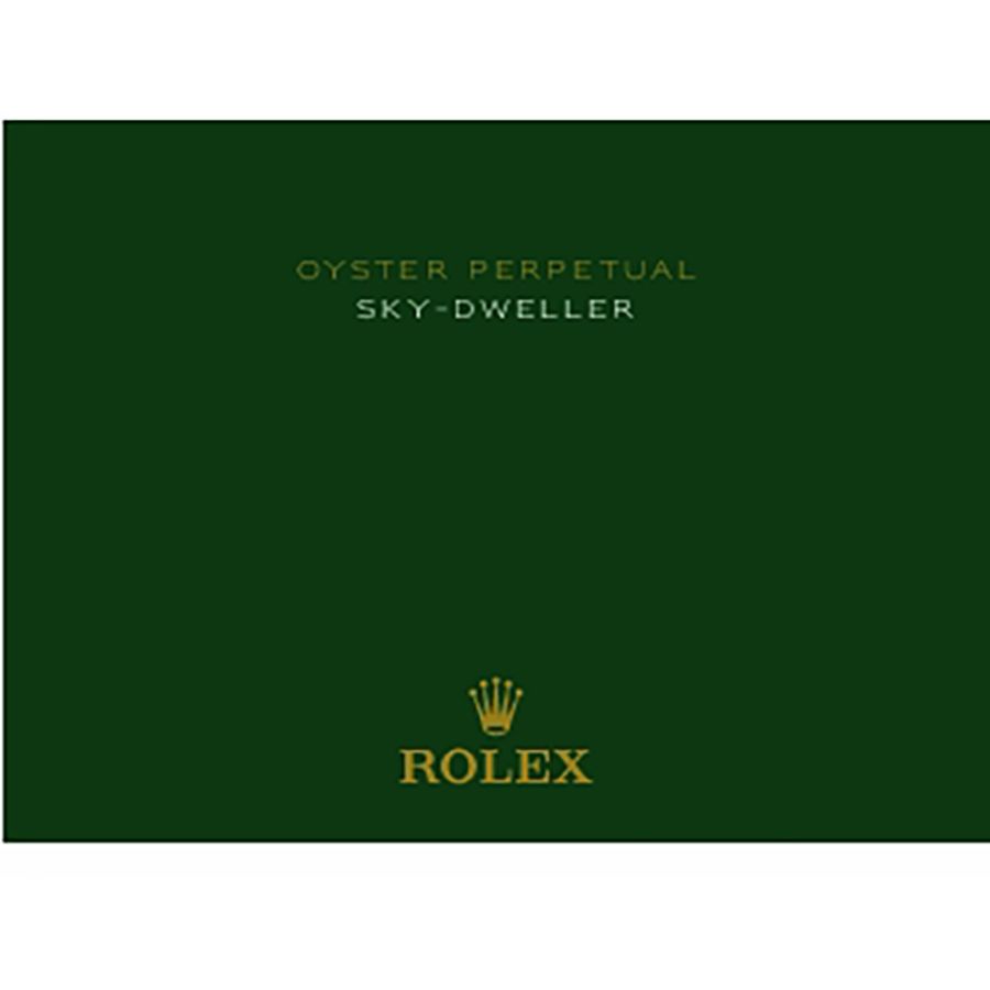 Rolex Sky-Dweller White Gold Bezel Oyster Bracelet Men's Watch 336934-0003