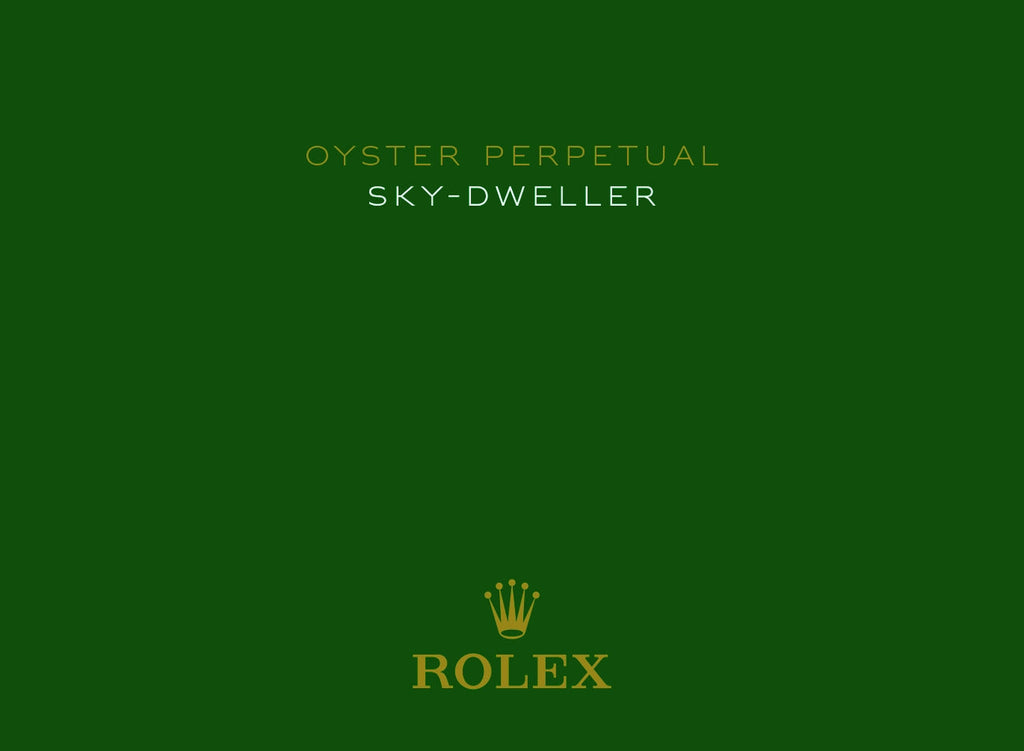 Rolex Sky-Dweller Oystersteel Yellow Gold White Dial Jubilee Men's Watch 336933-0006