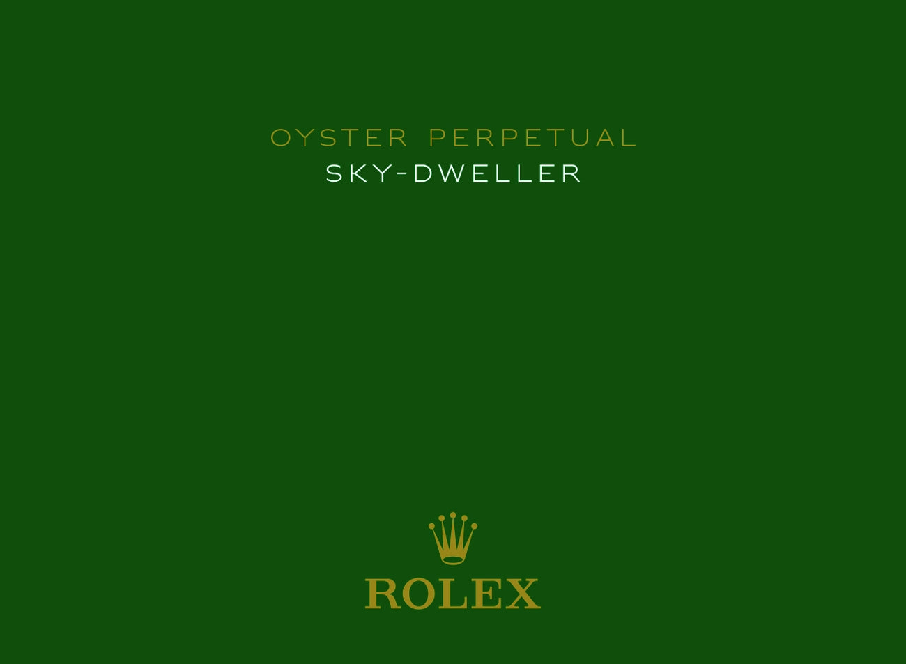 Rolex Sky-Dweller Oystersteel Yellow Gold White Dial Jubilee Men's Watch 336933-0006