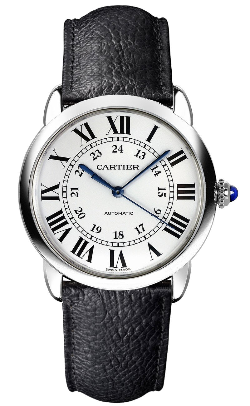 Cartier Ronde Solo 36mm Steel Luxury Watch WSRN0021
