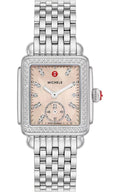 Michele Deco Mid Stainless Steel Diamonds Women's Watch MWW06V000131
