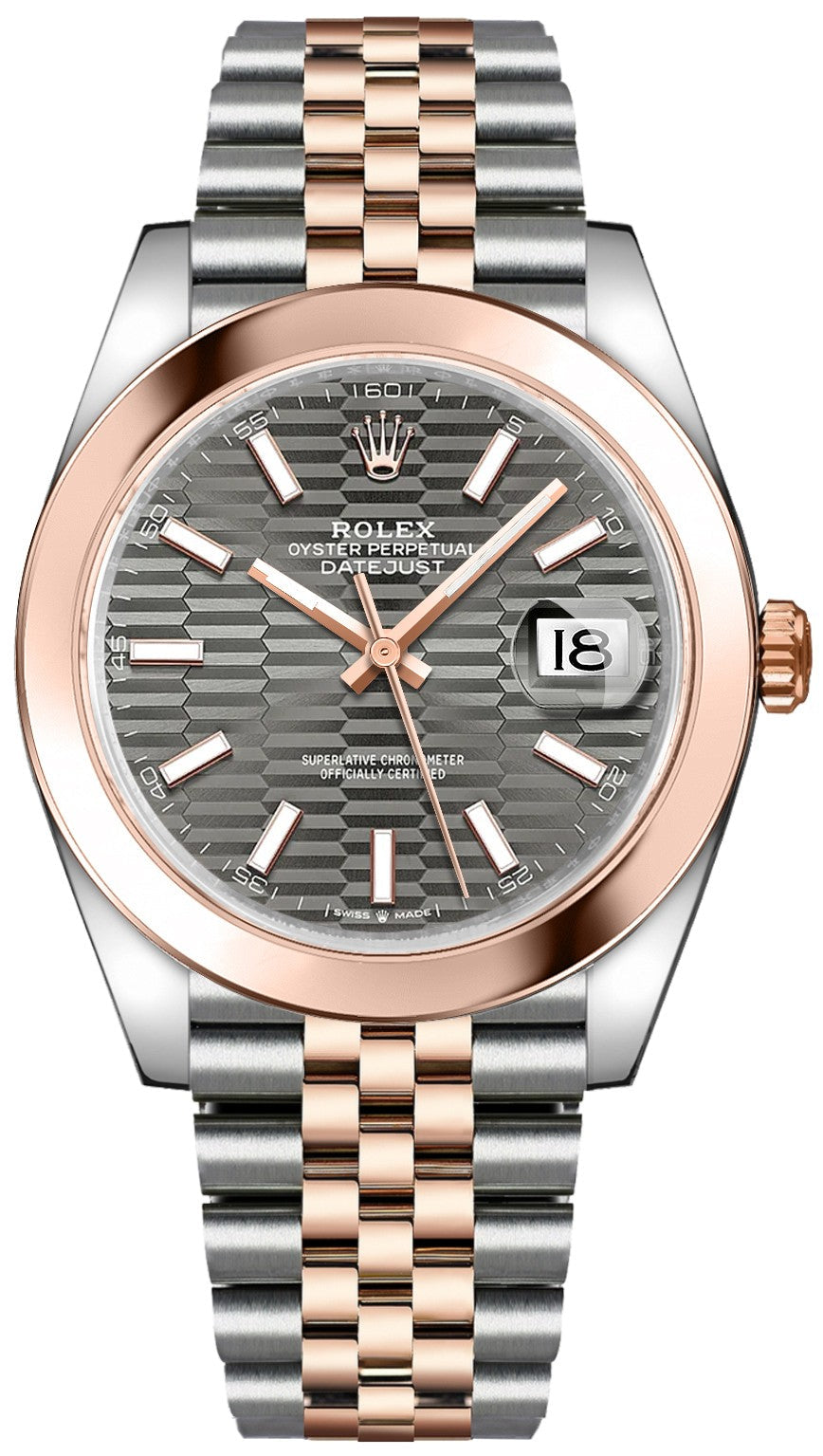 Rolex Datejust 41 Domed Bezel Jubilee Bracelet Men's Watch 126301-0020
