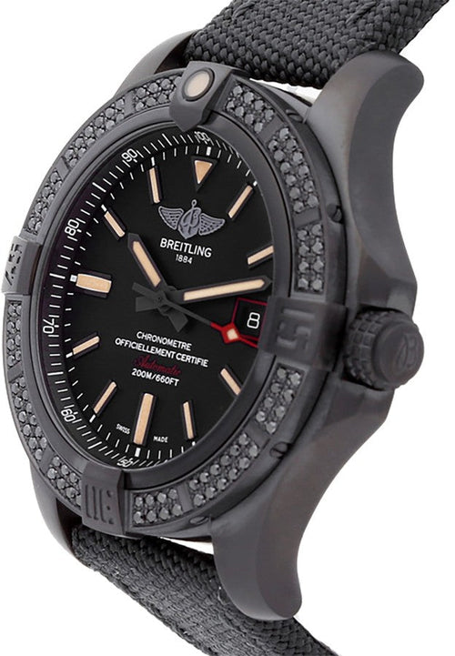 Breitling Avenger Blackbird 44 Diamond Bezel Men's Watch V17311AT/BD74-109W
