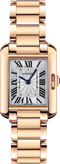 Cartier Tank Anglaise 18k Rose Gold Women's Watch W5310041