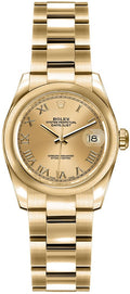 Rolex Lady-Datejust 26 Yellow Gold Women's Watch 179168